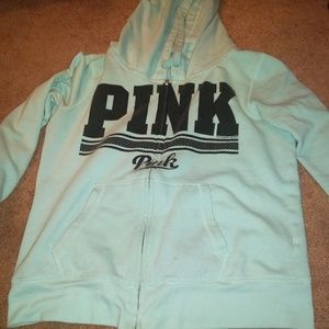 VS PINK Size M/M full zip mint color